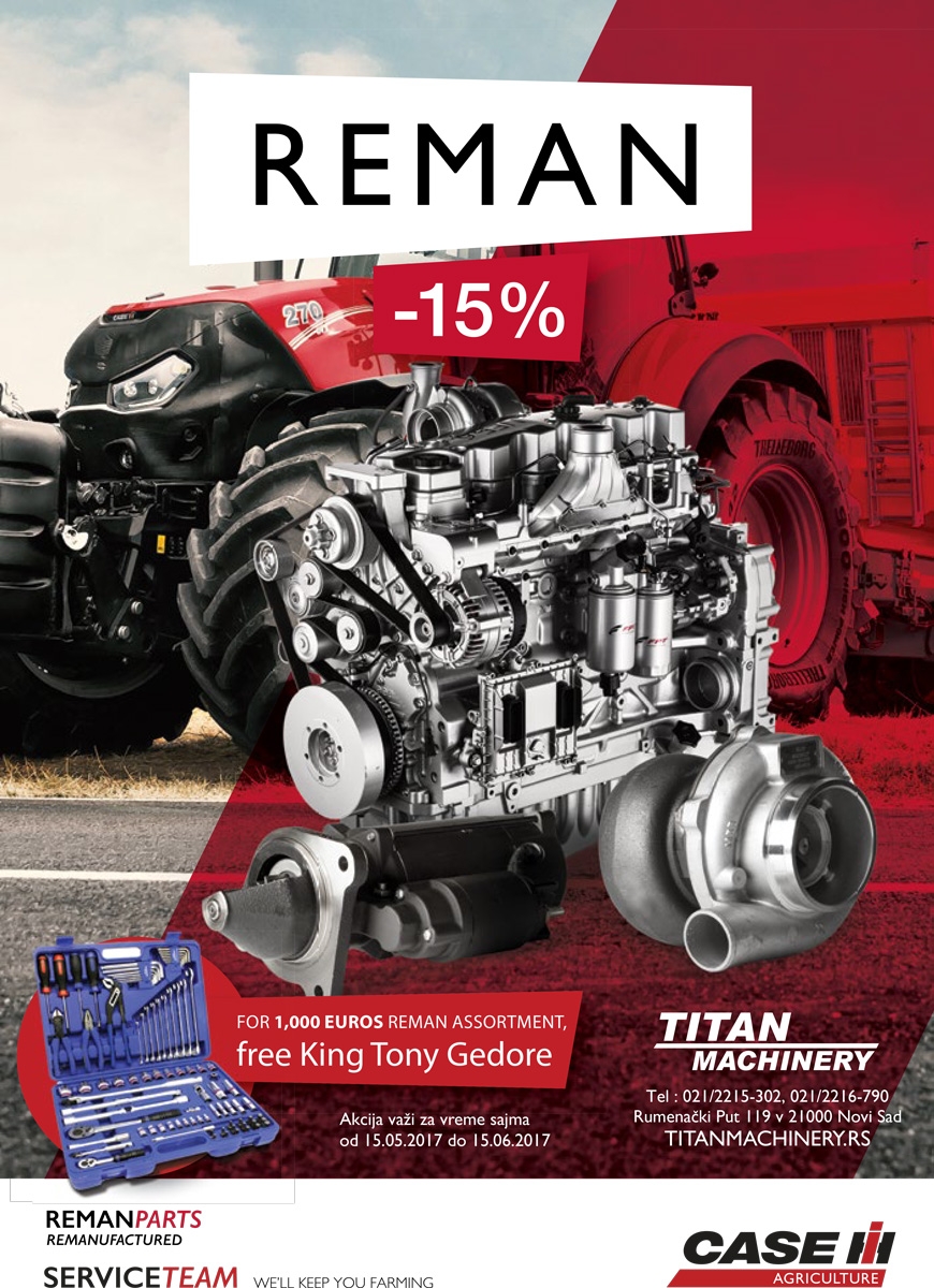 Titan A5 Reman action flyer